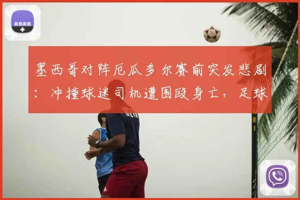 墨西哥对阵厄瓜多尔赛前突发悲剧：冲撞球迷司机遭围殴身亡，足球暴力再敲警钟